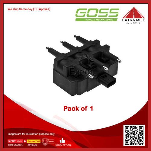 Goss Ignition Coil For Jeep Wrangler JK 3.8L V6 EGH, EGT OHV 12v MPFI