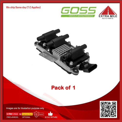 Goss Ignition Coil For Audi A4 B5 8D 2.4L V6 AGA, APS DOHC-PB MPFI