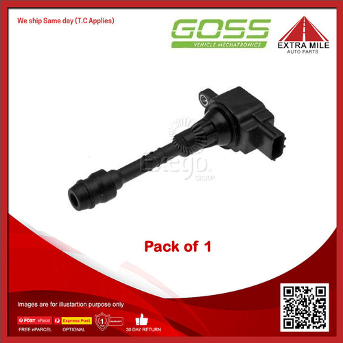 Goss Ignition Coil For Nissan Pulsar N16 1.6L QG16DE,1.8L QG18DE MPFI 4cyl