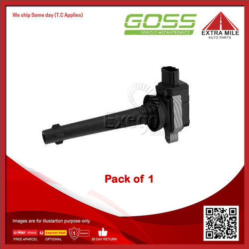 Goss Ignition Coil For Mitsubishi Pajero NP 3.8L V6 6G75 SOHC-PB 24v MPFI