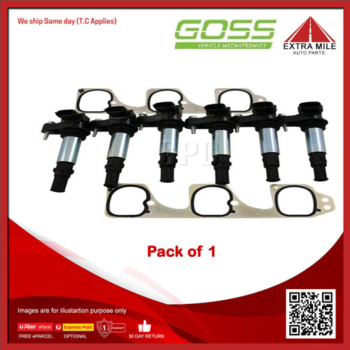 Goss Ignition Coil For Cadillac CTS GEN2 3.6L V6 HFV6 LFX SIDI DOHC-PB