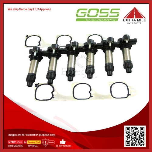 Goss Ignition Coil For HDT VC RETRO VE GROUP 1 3.6L V6 HFV6 LY7 DOHC-PB