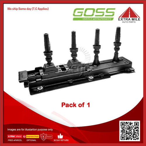 Goss Ignition Coil For Peugeot 405 D70 MI16 2.0L XU10J4Z DOHC 16v MPFI 4cyl