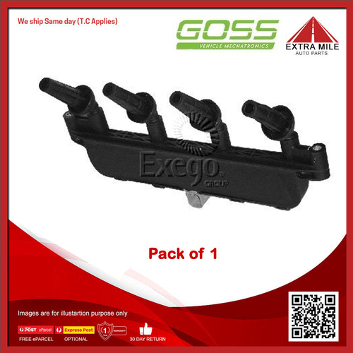 Goss Ignition Coil For Peugeot 206 T1 1.4L TU3JP(KFV, KFW, KFX) SOHC MPFI 4cyl