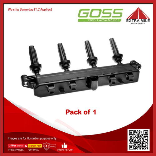 Goss Ignition Coil For Peugeot 307 1.6L 16V 80KW Petrol Hatchback