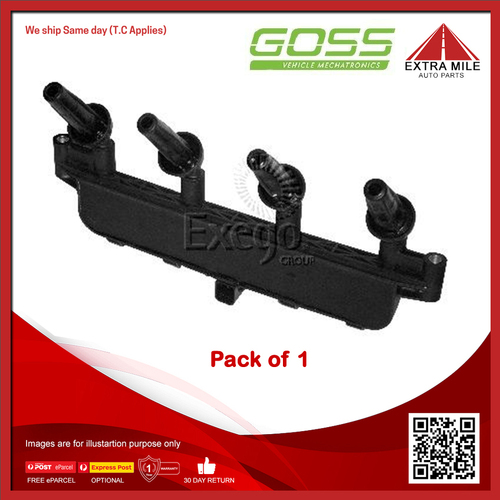 Goss Ignition Coil For Peugeot 206 T1 1.6L NFZ MPFI 4cyl SOHC