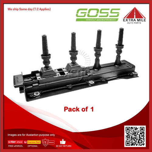 Goss Ignition Coil For Peugeot 306 N5,RFV 2.3L XU10J4R MPFI 4cyl DOHC