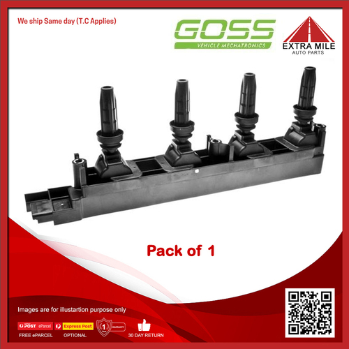 Goss Ignition Coil For Peugeot 206 S16 2.0L Petrol Hatchback 1999-10