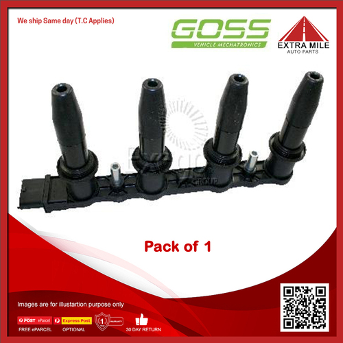 Goss Ignition Coil For Holden Astra AH 1.8L Z18XER MPFI 4cyl DOHC