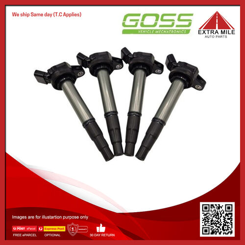 Goss Ignition Coil For Toyota Isis ZGM10R 1.8L 2ZRFAE I4 16V DOHC - C492M