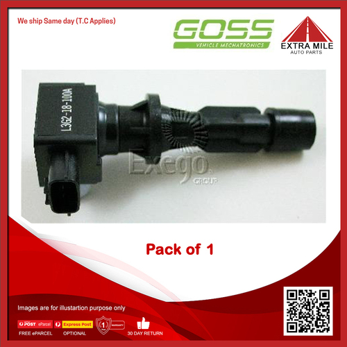 Goss Ignition Coil For Mazda CX-7 ER 2.3L L3-VDT MPFI 4cyl DOHC