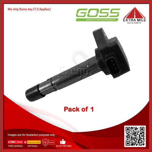 Goss Ignition Coil For Honda Civic ES 1.7L D17Z1 MPFI 4cyl SOHC