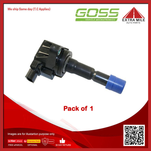 Goss Genuine OEM Ignition Coil For Honda CR-Z ZF 1.5L LEA1, LEA3 16v MPFI 4cyl