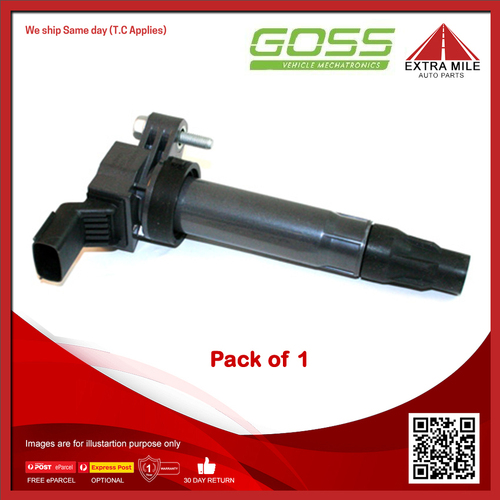 Goss Ignition Coil For Holden Barina MJ Spark 1.2L LMU,LLO MPFI 4cyl DOHC