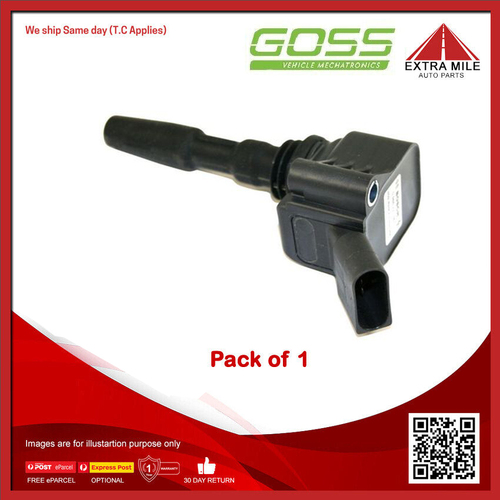 Goss Genuine OEM Ignition Coil For Audi A3 V 1.4L CMBA, CXSA 16v Turbo Petrol