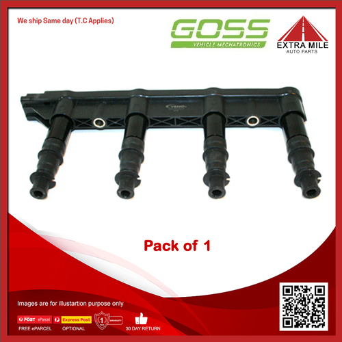 Goss Ignition Coil For Peugeot 207 A7 1.4L KFU MPFI 4cyl DOHC