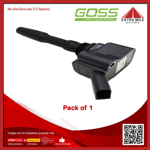 Goss Genuine OEM Ignition Coil For Audi A3 8V 1.8L CJSA, CJSB 16v Turbo Petrol