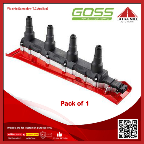 Goss Ignition Coil For Saab 9-3 YS3D 2.0L B204E,B204I MPFI 4cyl DOHC