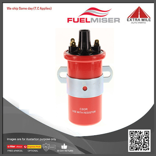 Fuelmiser Ignition Coil For MAZDA 616 SNA 1.6L NA SOHC 8v Petrol - C80R