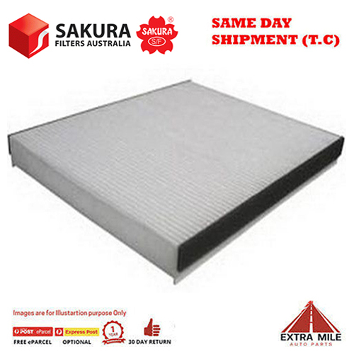 SAKURA Cabin Air Filter For VOLKSWAGEN TRANSPORTER 103 TDI TD1340 2.0L 2009-On