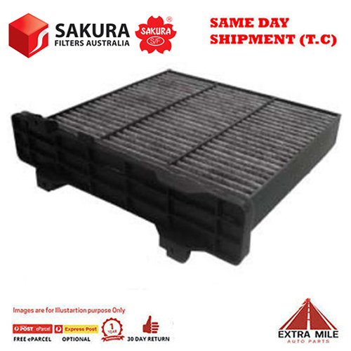 SAKURA Cabin Air Filter For MITSUBISHI PAJERO V97W 3.8L 2006 - On SOHC