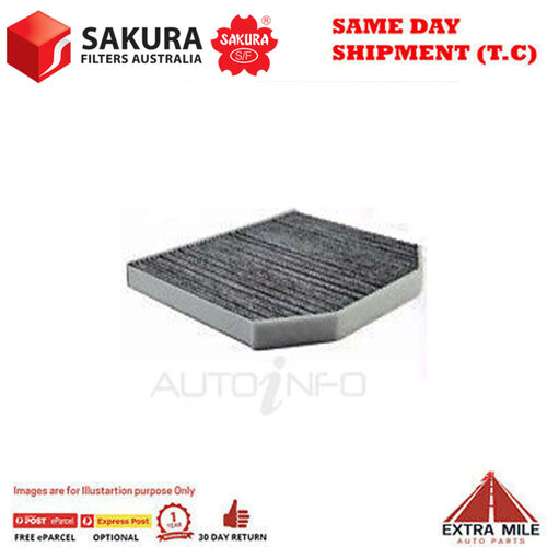 SAKURA CABIN AIR FILTER CAC-2301 (RYCO - RCA162P)