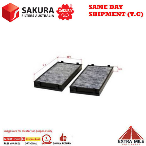 SAKURA Cabin Air Filter CAC-30040 (RYCO - WACF0097)