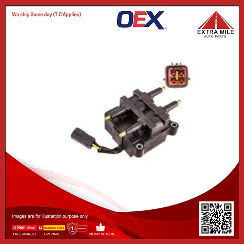 OEX Ignition Coil For SUBARU IMPREZA WRX GF (GEN 1) 1994-2000 - 2.0L FLAT4 - 