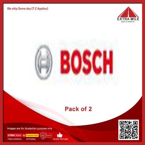 2X Bosch Rear Brake Disc Rotor For Mercedes Benz CL500,S280/L,S320/L,S350/L