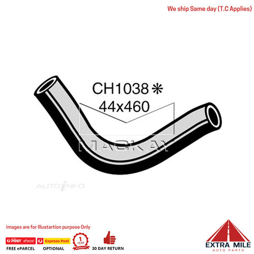 Mackay CH1038 Radiator Lower Hose For Leyland P76 . 4.4L V8 Petrol Manual/Auto