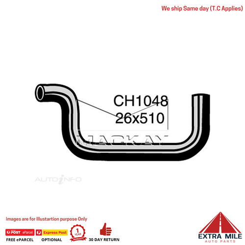 Radiator Lower Hose for Nissan 120Y B210 1.2L I4 Petrol Manual & Auto