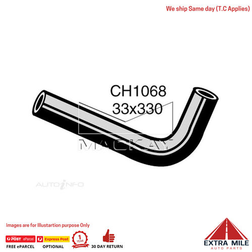 Mackay CH1068 Radiator Upper Hose For Toyota Corolla KE30R 1.2L I4 Ptl Man&Auto