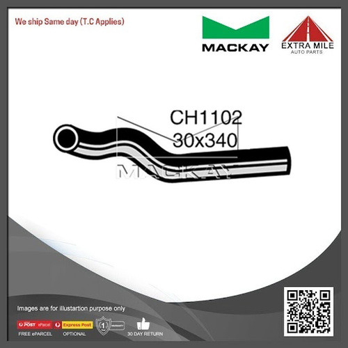 Mackay Upper Radiator Upper Hose For Holden Gemini TE 1.6L I4 Manual/Auto-CH1102