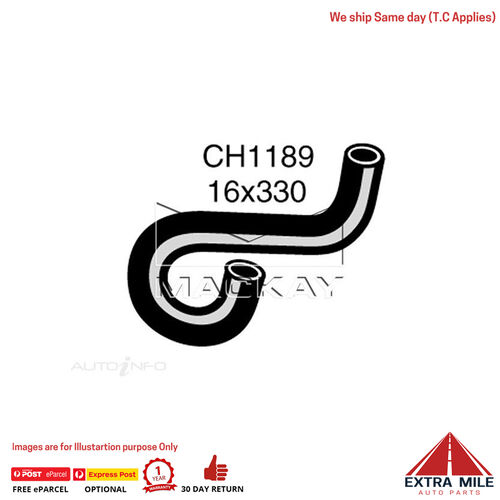 Heater Hose for Holden Gemini TC - TD 1977-1979 Mackay