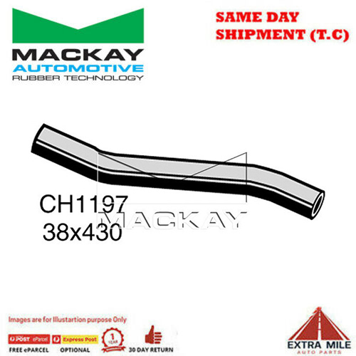 Mackay CH1197 Top Hose For Ford Falcon/Fairlane XD-XE, ZJ-ZK LTD FC-FD - V8