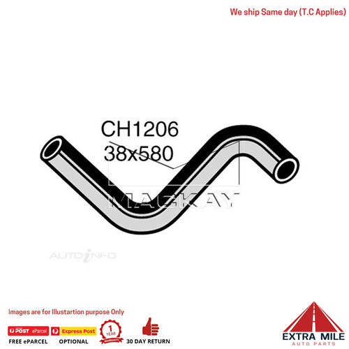 Mackay CH1206 Radiator Lower Hose For Toyota Corona XT130R 1.9L I4 Ptl Man&Auto