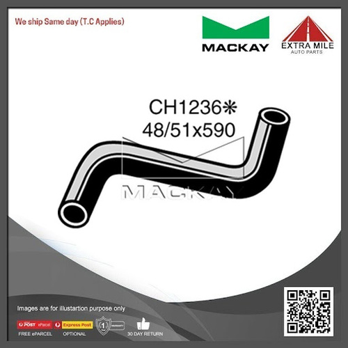 Mackay Radiator Lower Hose For Ford F250 1974-V-77 -CH1236