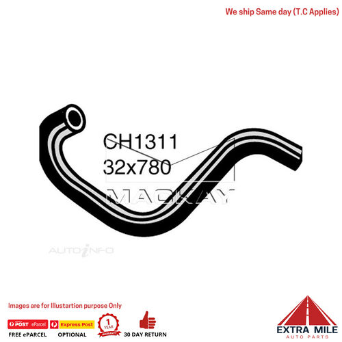 Mackay Radiator Lower Hose For Nissan 280ZX S130 2.8L Petrol Man & Auto CH1311