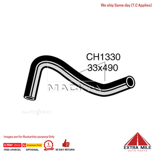 Mackay CH1330 Radiator Lower Hose For Toyota Corolla KE55R 1.3L I4 Ptl Man&Auto