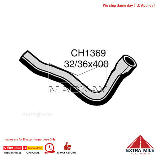 Mackay Radiator Lower Hose For Toyota Hilux RN46R 2.0L Petrol Man & Auto CH1369