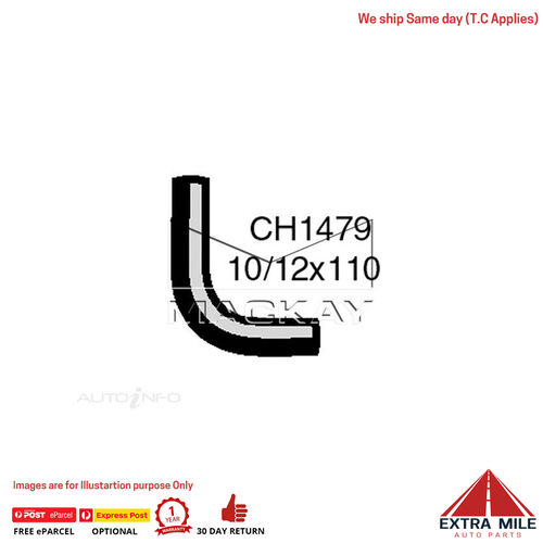 Mackay CH1479 Radiator Lower Hose For Mitsubishi Mirage MX 1.3L I4 Ptl Man&Auto