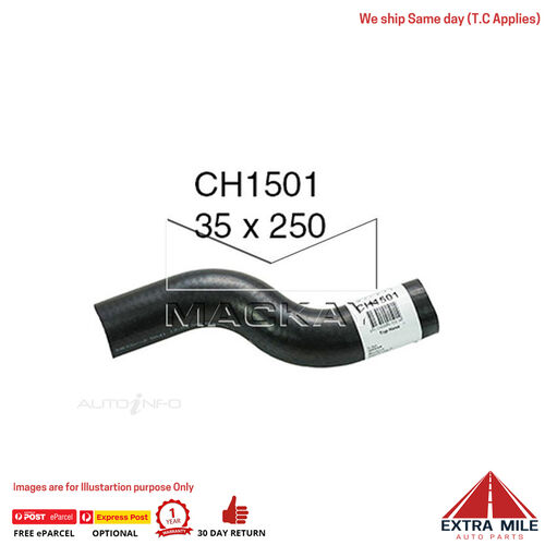 Mackay CH1501 Radiator Upper Hose For Ford Laser Kc Ke 1.6L I4 Ptl Manual & Auto