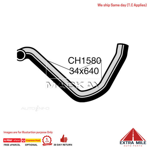 Mackay CH1580 Radiator Lower Hose For Nissan Urvan E23 2.3L I4 Diesel Man&Auto