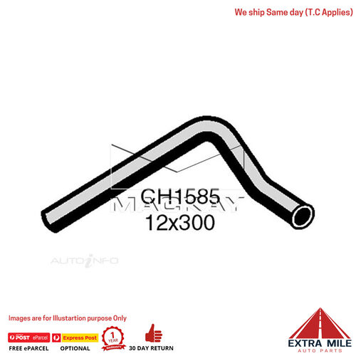 CH1585 Heater Hose for Nissan 120Y B210 1.2L I4 Petrol Manual & Auto