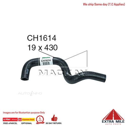 Mackay Engine By Pass Hose For Nissan Pulsar N13 1.8L Petrol Manual & Auto