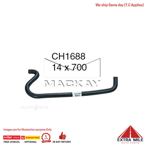 CH1688 Heater Hose for Holden Commodore VS 5.0L V8 Petrol Manual / Auto Mackay