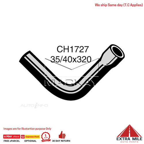 Mackay CH1727 Radiator Upper Hose For Mazda E2200 . 2.2L I4 Diesel Manual/Auto