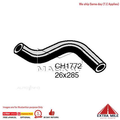 Mackay Radiator Upper Hose For Mazda 121 DB 1.3L Petrol Manual/Auto CH1772