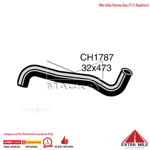 Mackay Radiator Lower Hose For Nissan Pulsar N14 2.0L Petrol Man & Auto CH1787