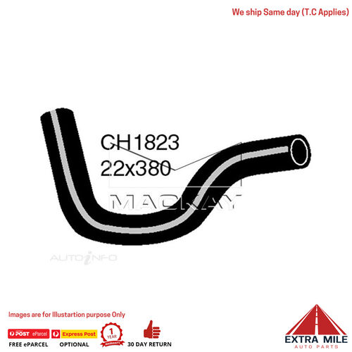 Mackay Radiator Upper Hose For Daihatsu MIRA . 0.7L I3 Petrol Manual/Auto